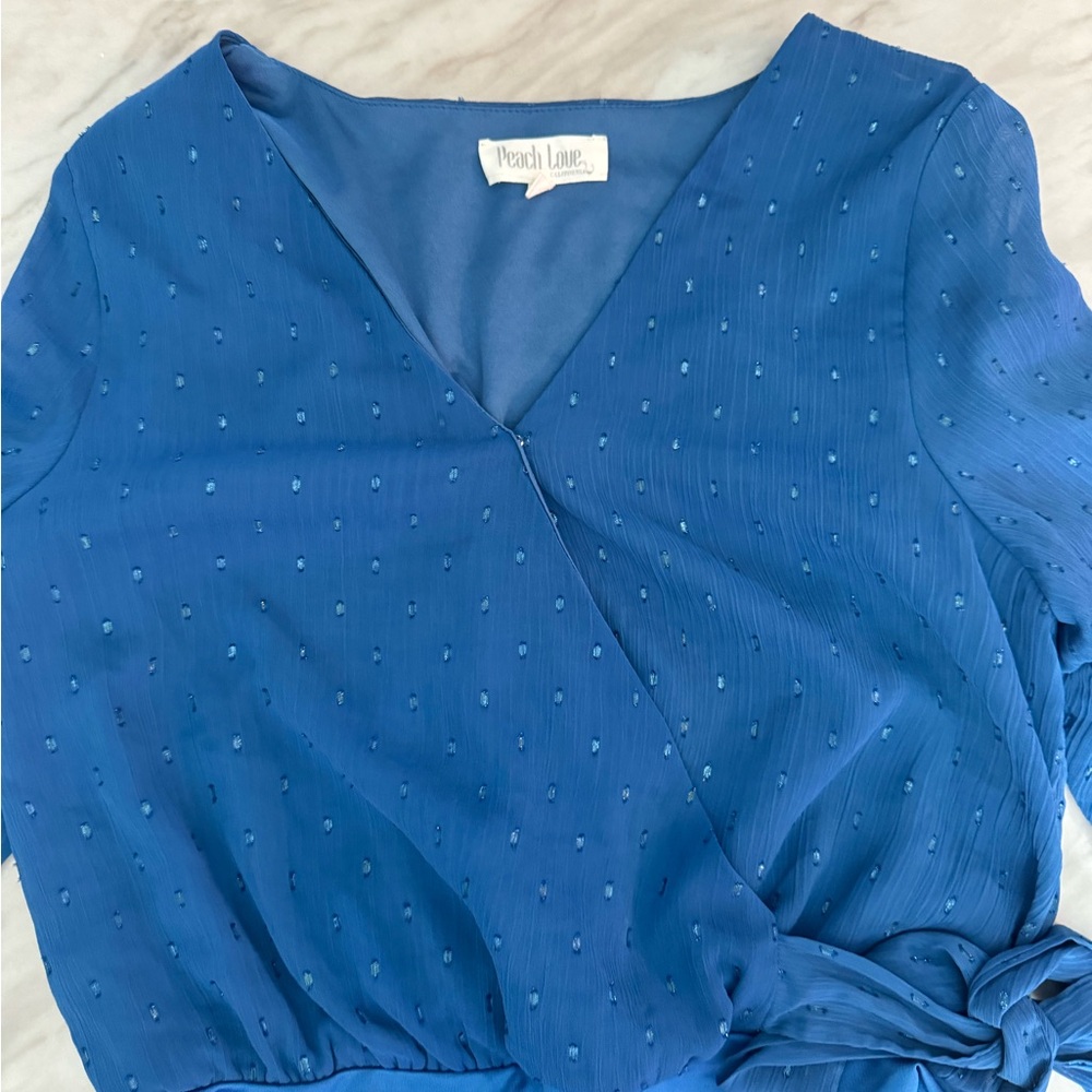 Like New Peach love bodysuit Long sleeve Size Women’s Medium - Picture 7 of 10